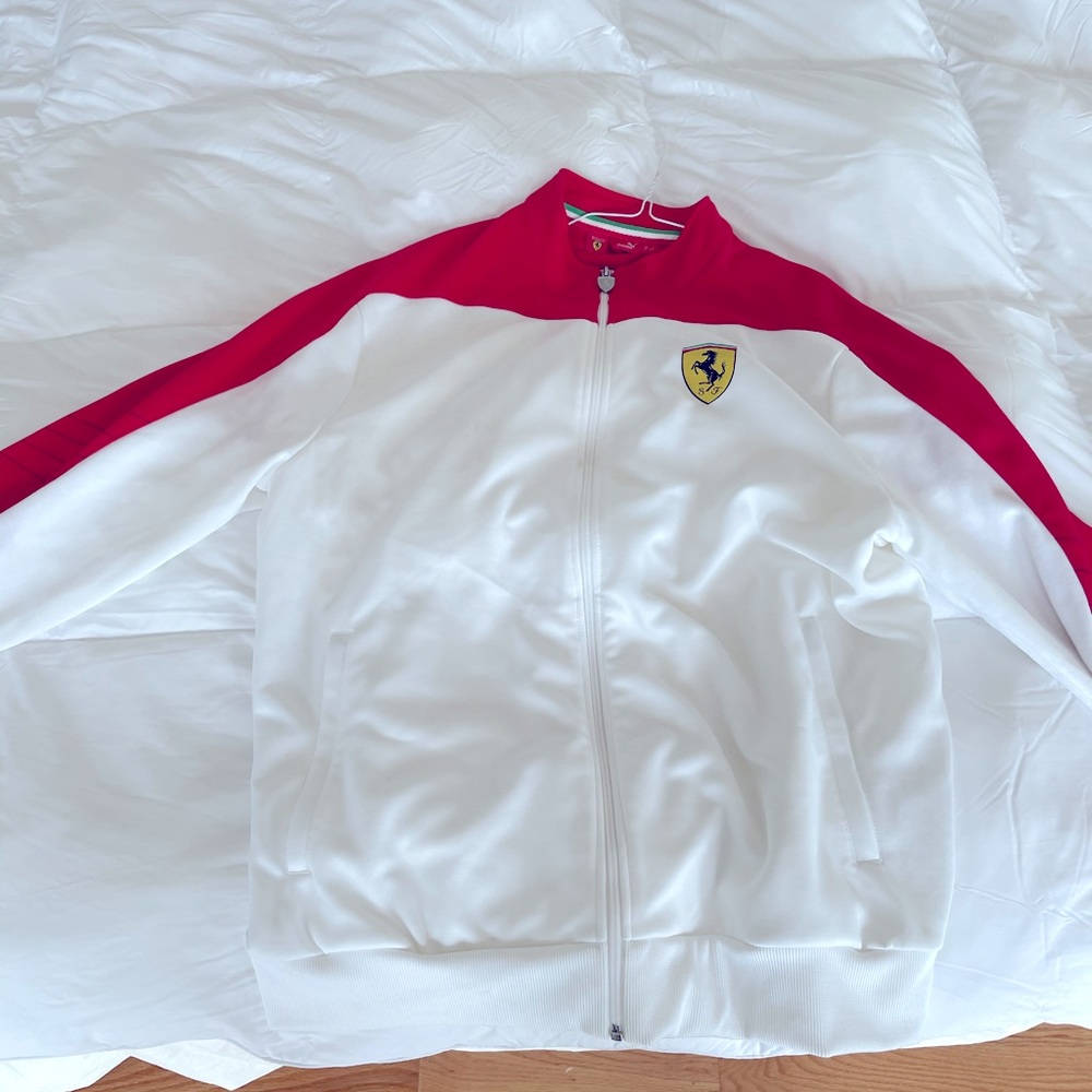 Ferrari Red and White Jacket
